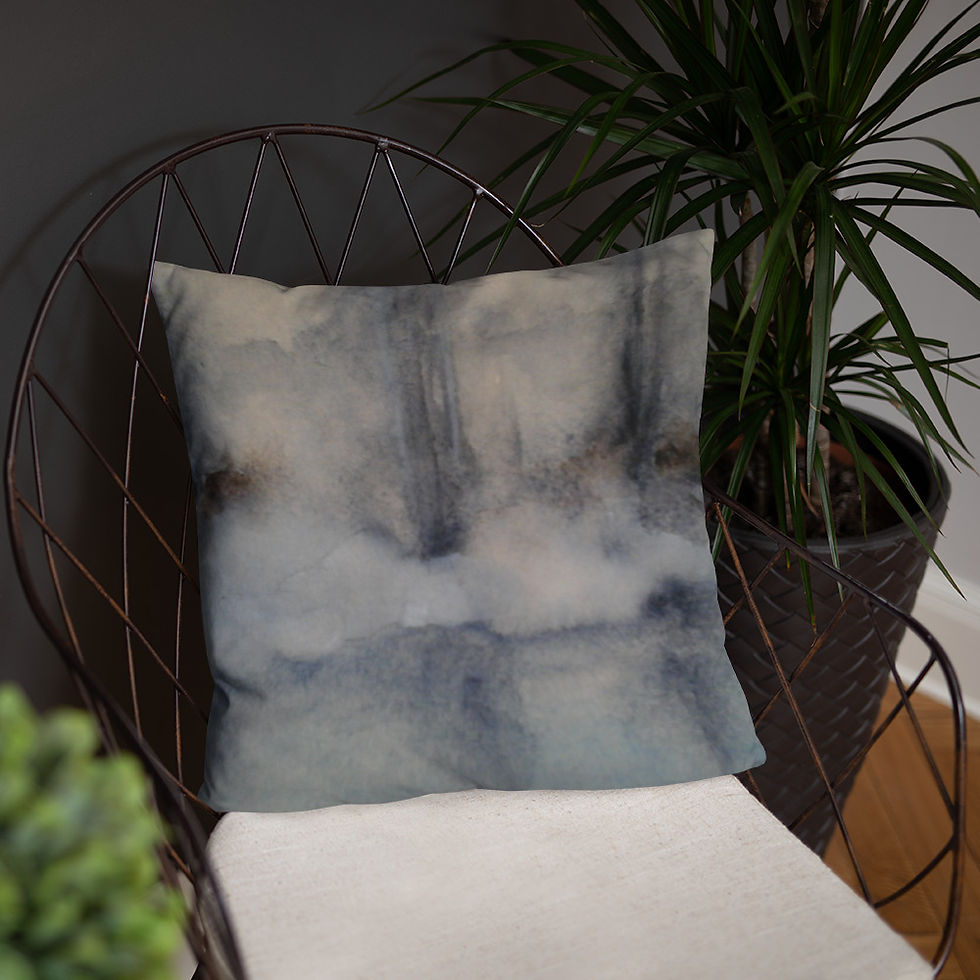 Thumbnail: Mid-Winter Thaw Square Pillow