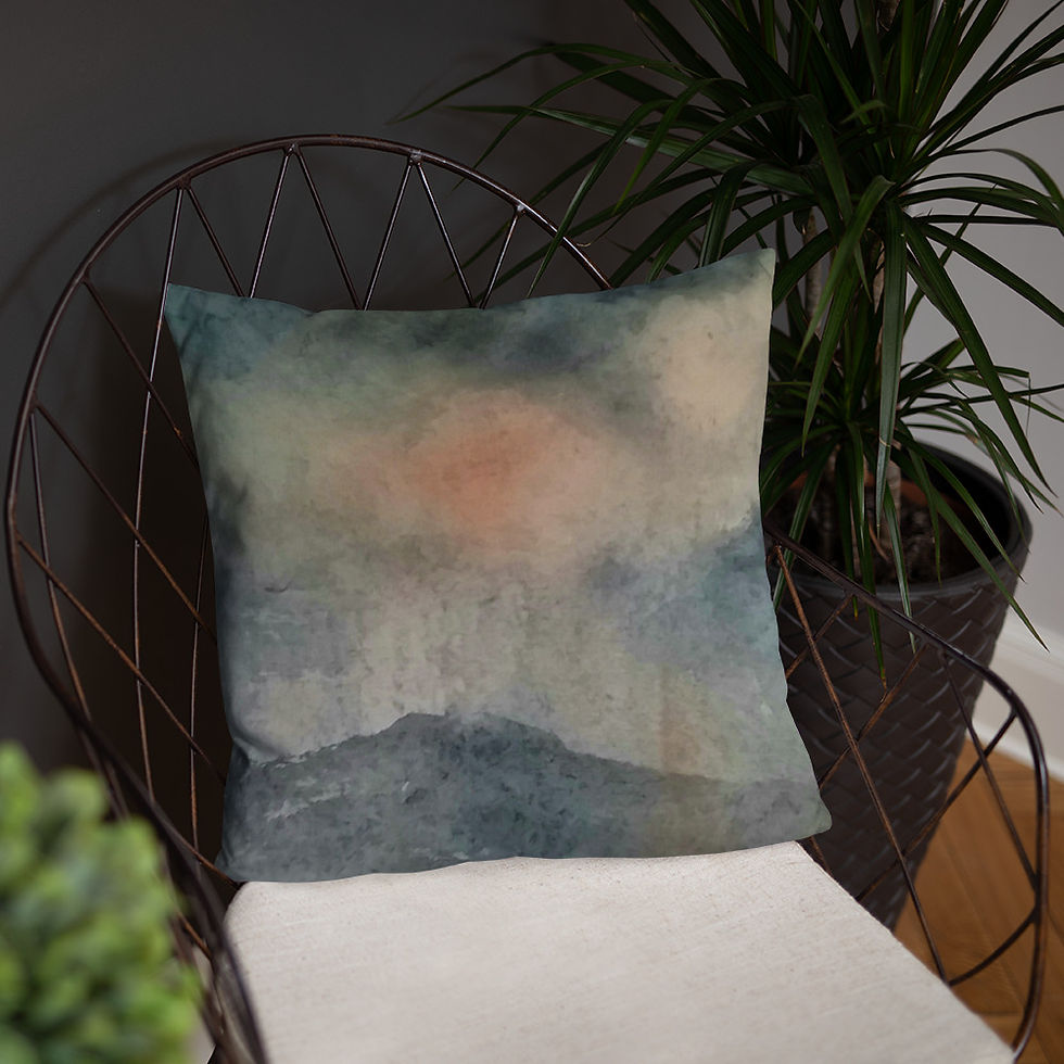 Thumbnail: Oncoming Rain Square Pillow