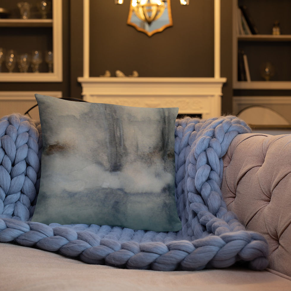 Thumbnail: Mid-Winter Thaw Square Pillow