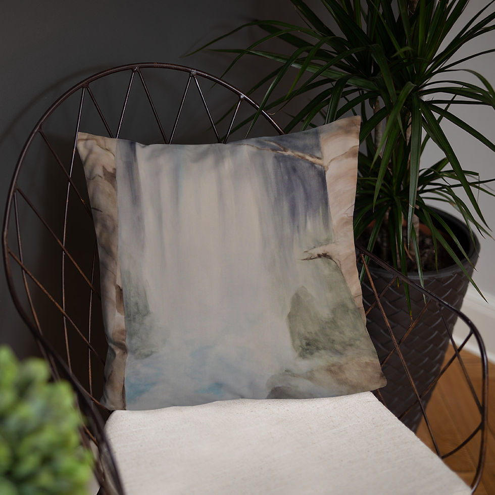 Thumbnail: Between The Trees Square Pillow
