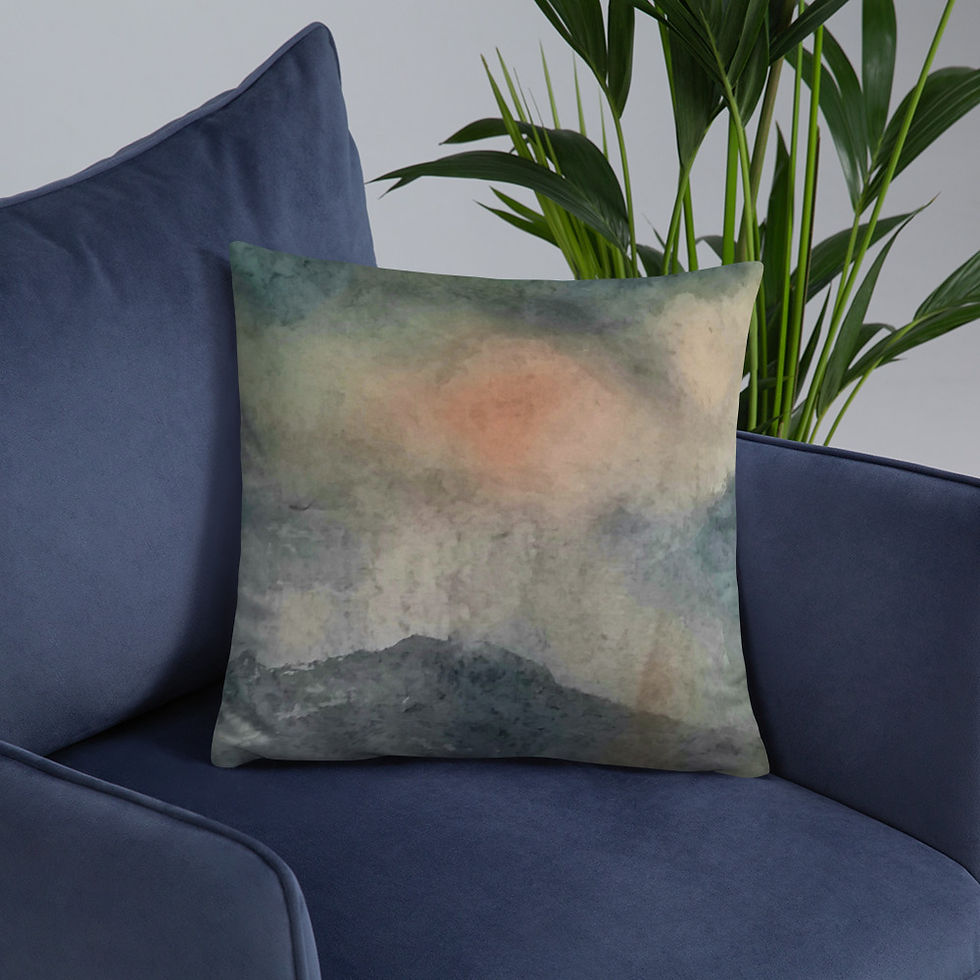 Thumbnail: Oncoming Rain Square Pillow