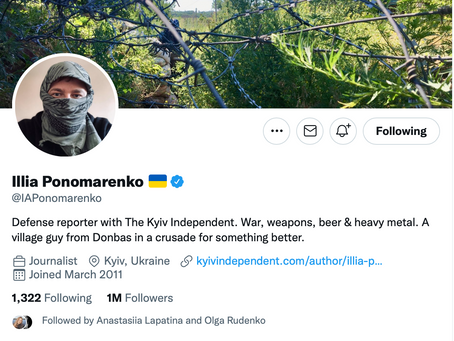 Reporting on Ukraine: social media’s personal touch