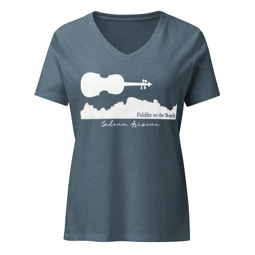 Thumbnail: Multiple Colors - Women’s relaxed v-neck t-shirt