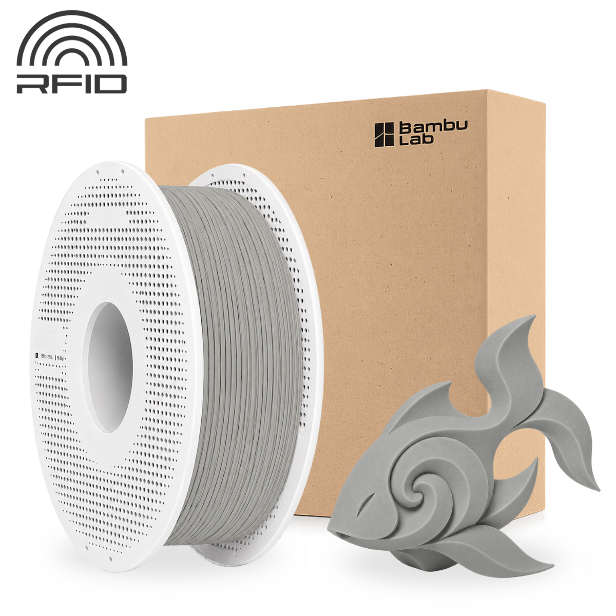Filament Bambu Lab PLA Lite Gray (16101)