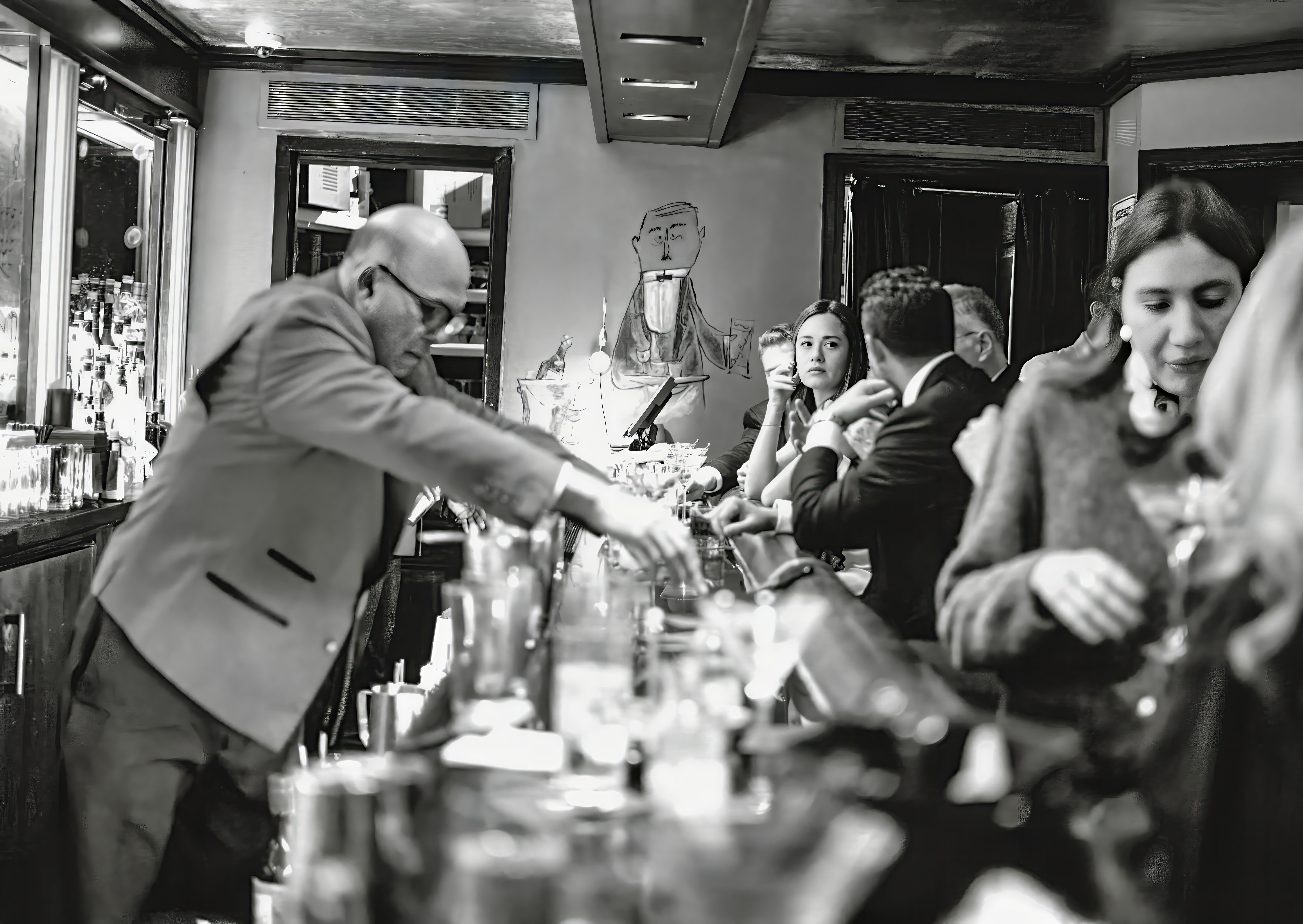 Hanging at Bemelmans