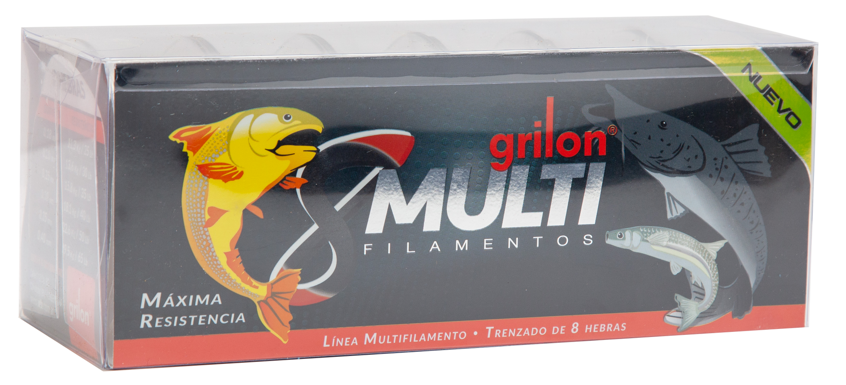 MULTIFILAMENTO GRILON "8 HEBRAS" 100MT BLANCO