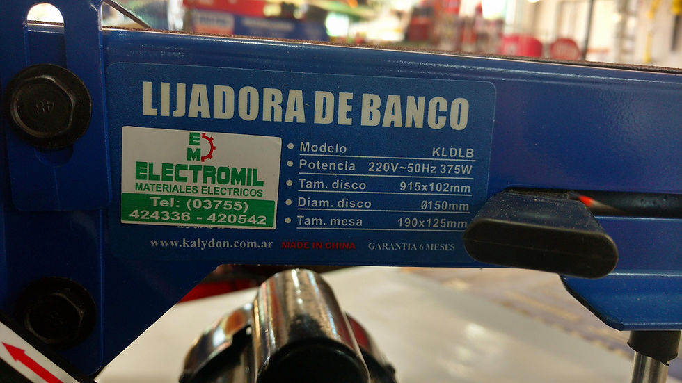 Miniatura: LIJADORA DE BANCO COMBINADA