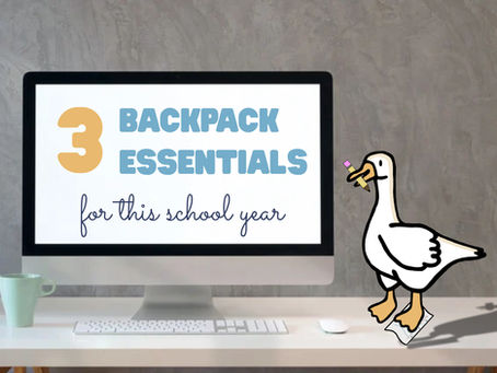 3 Backpack Essentials For This School Year