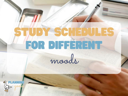 Study Schedules For Different Moods