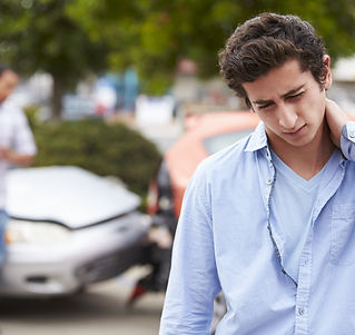 Suffering form car accident