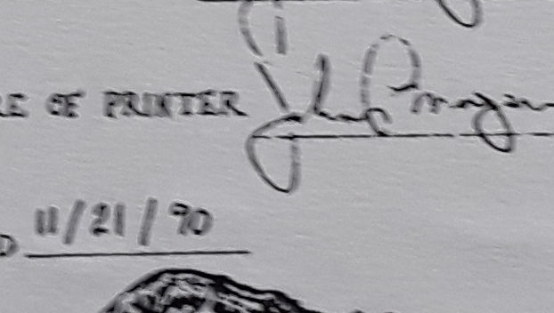 b. Signature