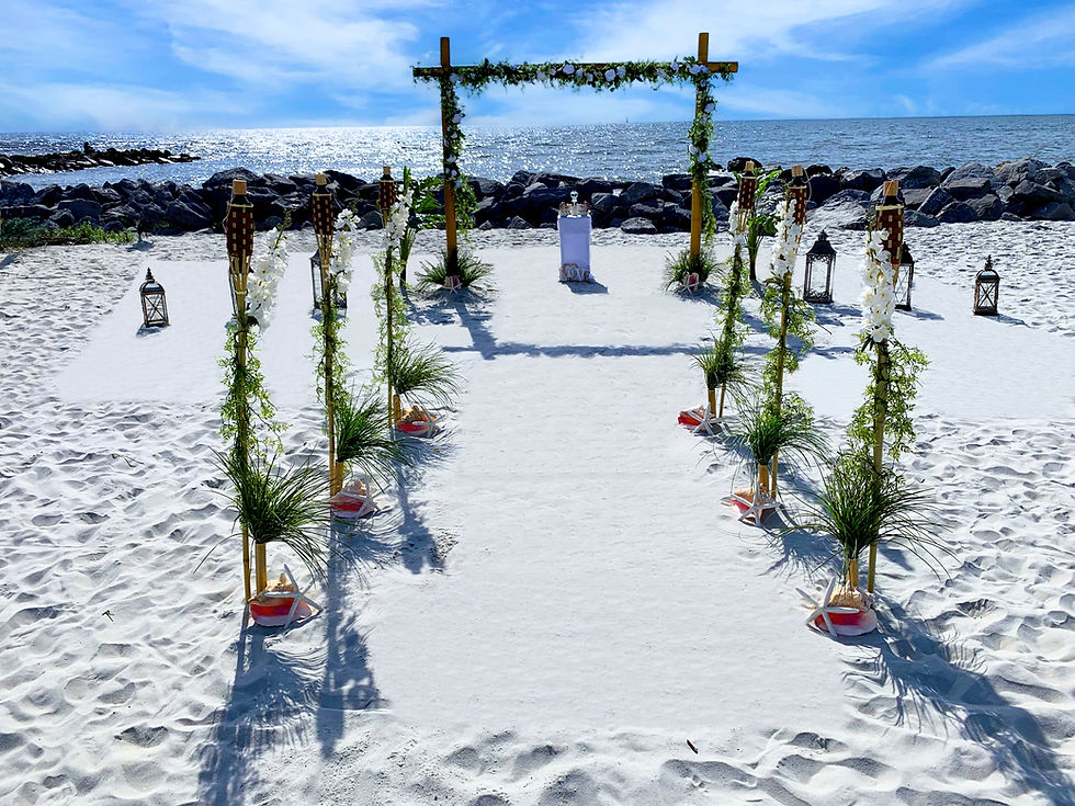 Bamboo Wedding Arch
