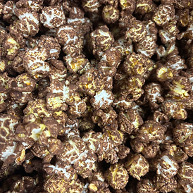 Close up of Butta Cup Popcorn FLat Lay