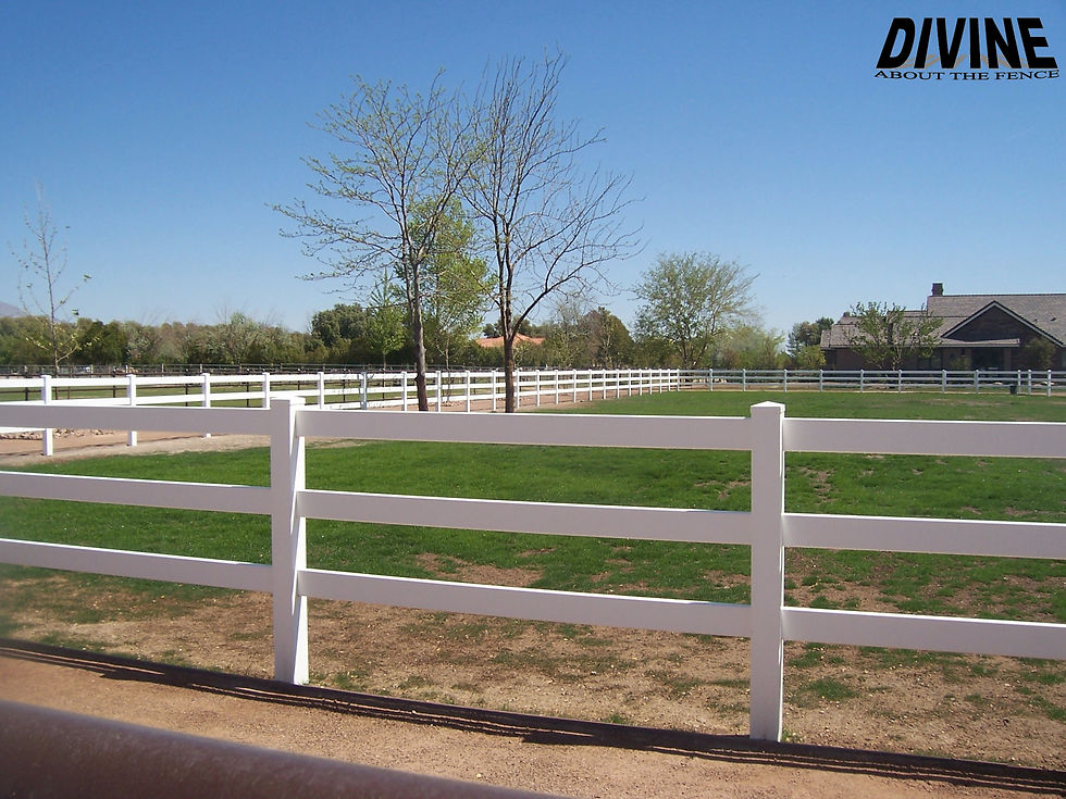23V. Vinyl Ranch Rail