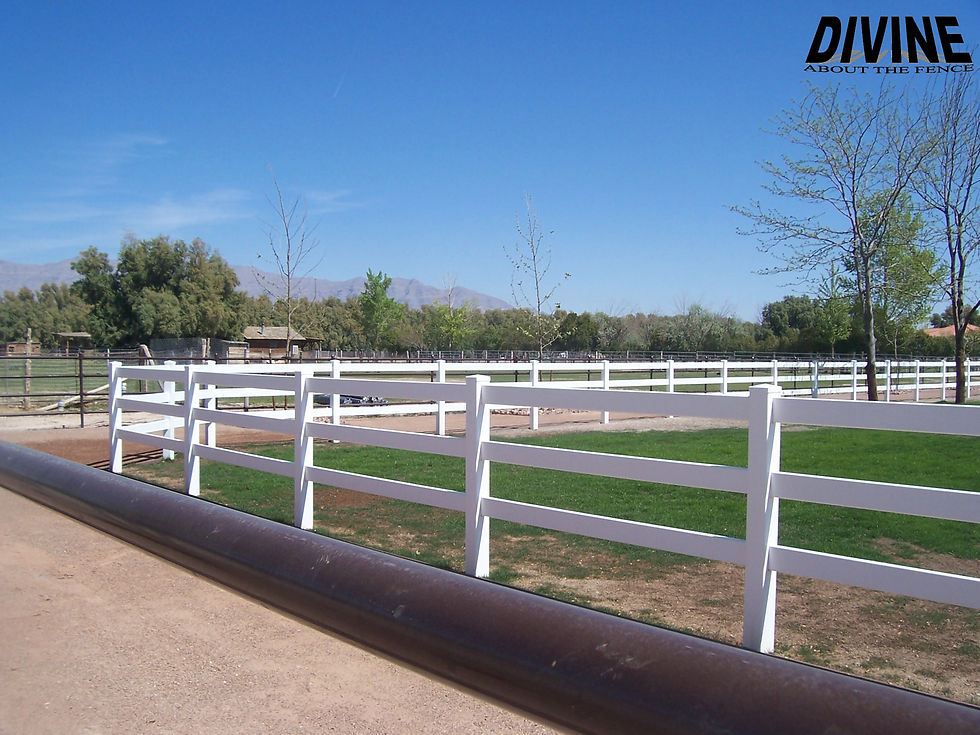 22V. Vinyl Ranch Rail