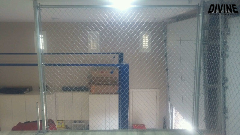 4En. Interior Chain Link Enclosure