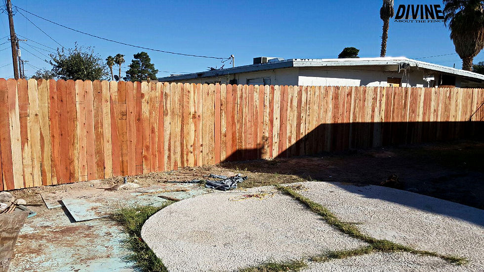 11W. Privacy Wood Fence