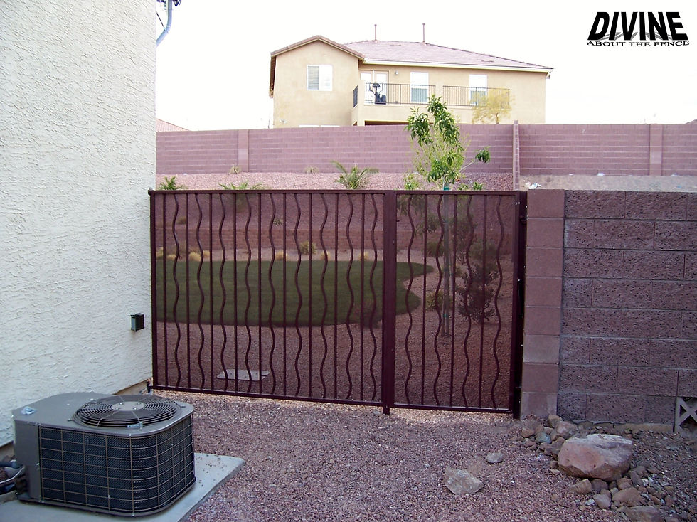 12IR. Custom Maroon Fence Mesh Sreen