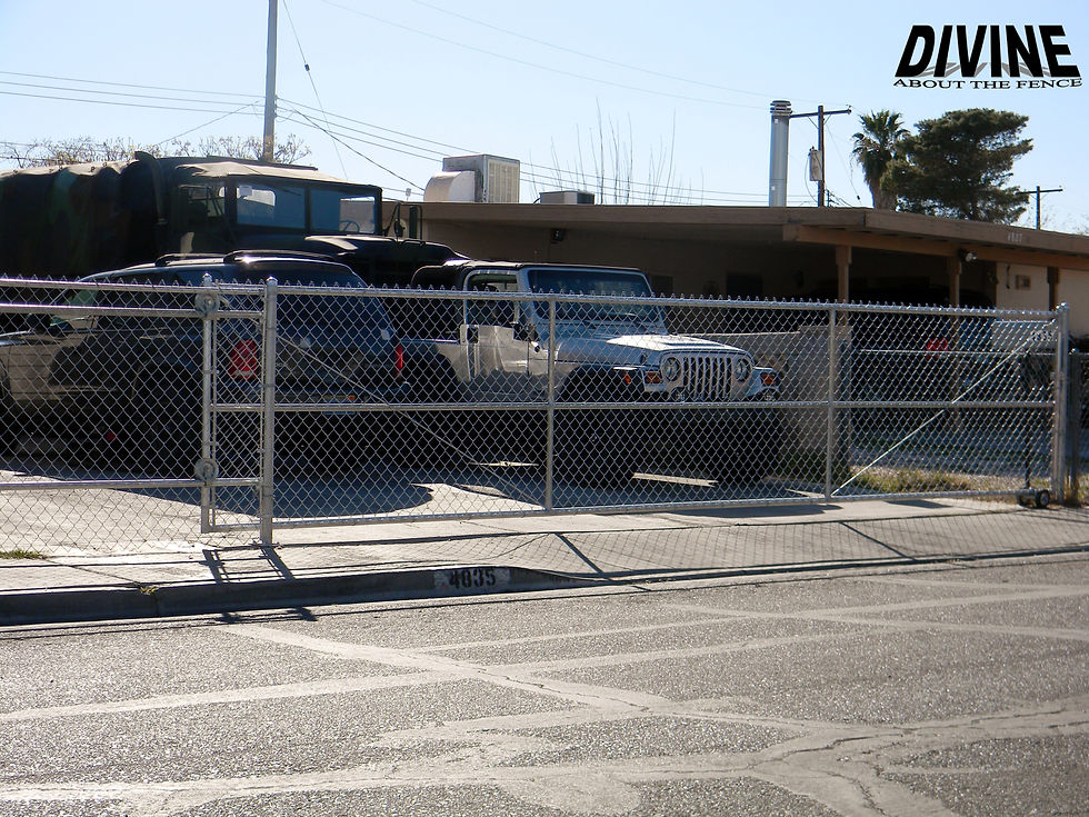 5CG. Rolling Chain Link Gate