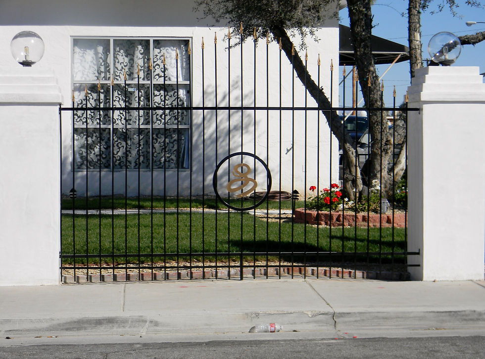 5IR. Black Iron Fence
