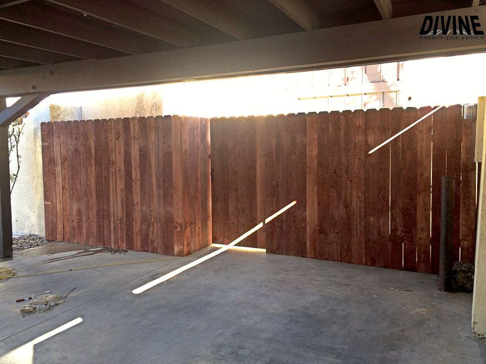 14W. Privacy Wood Fence