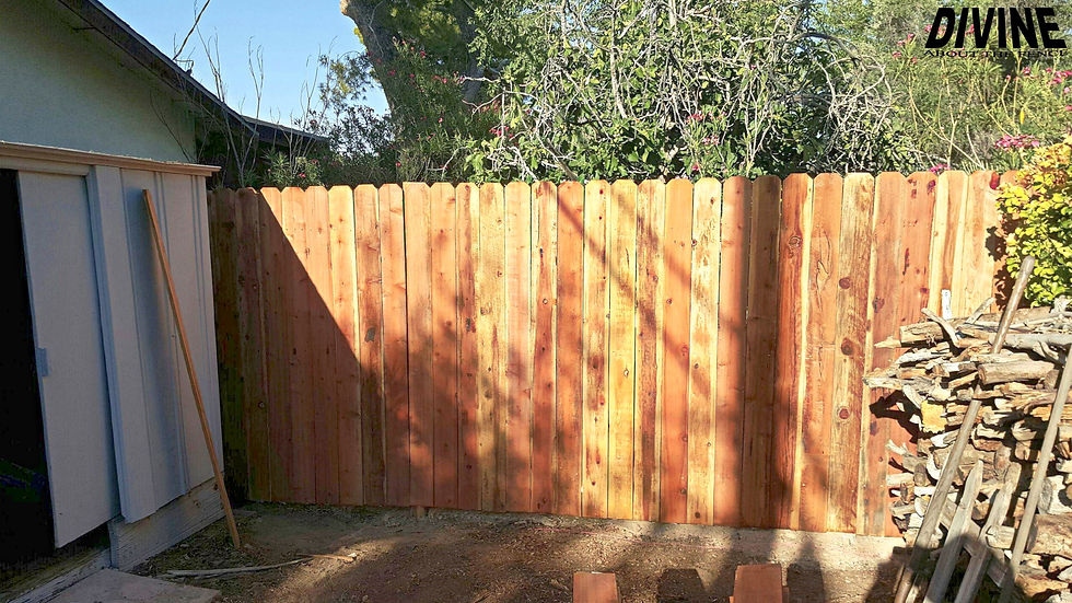 24W. Privacy Wood Fence