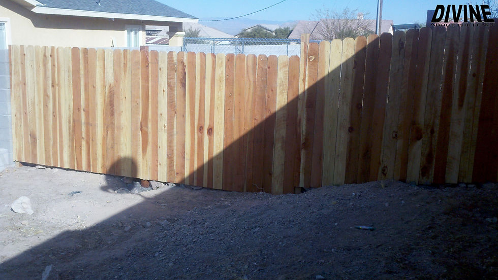 3W. Privacy Wood Fence
