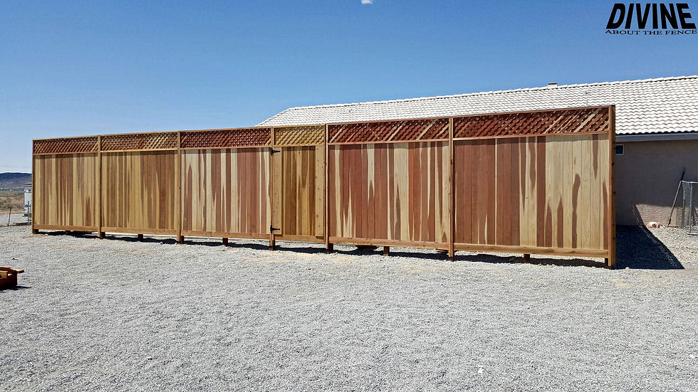21W. Custom Wood Fence