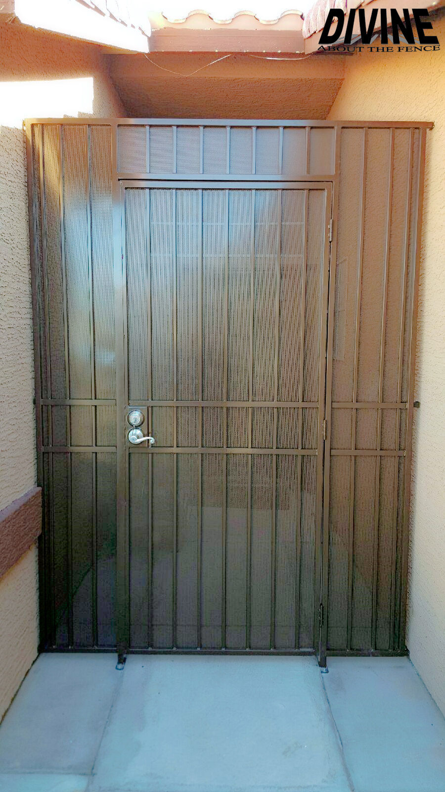 40E. Custom Iron Entry Way