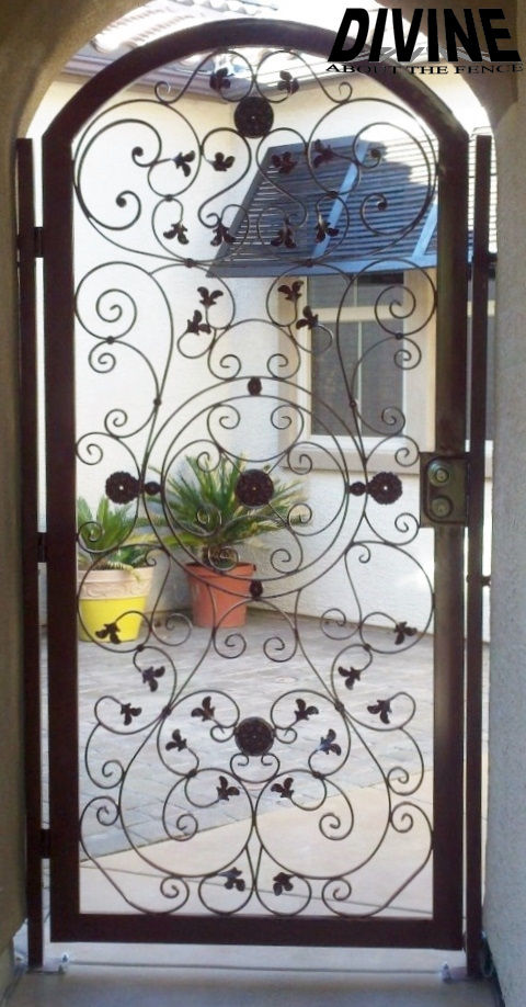 14E. Custom Iron Entry Way
