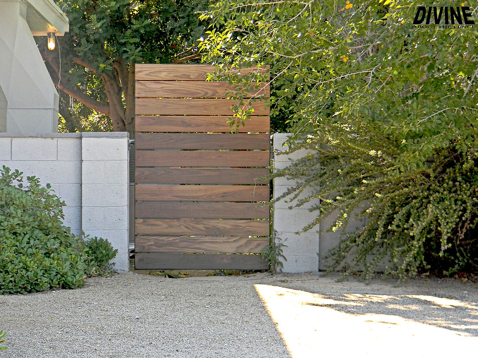 MW6. Wood Slate Gate