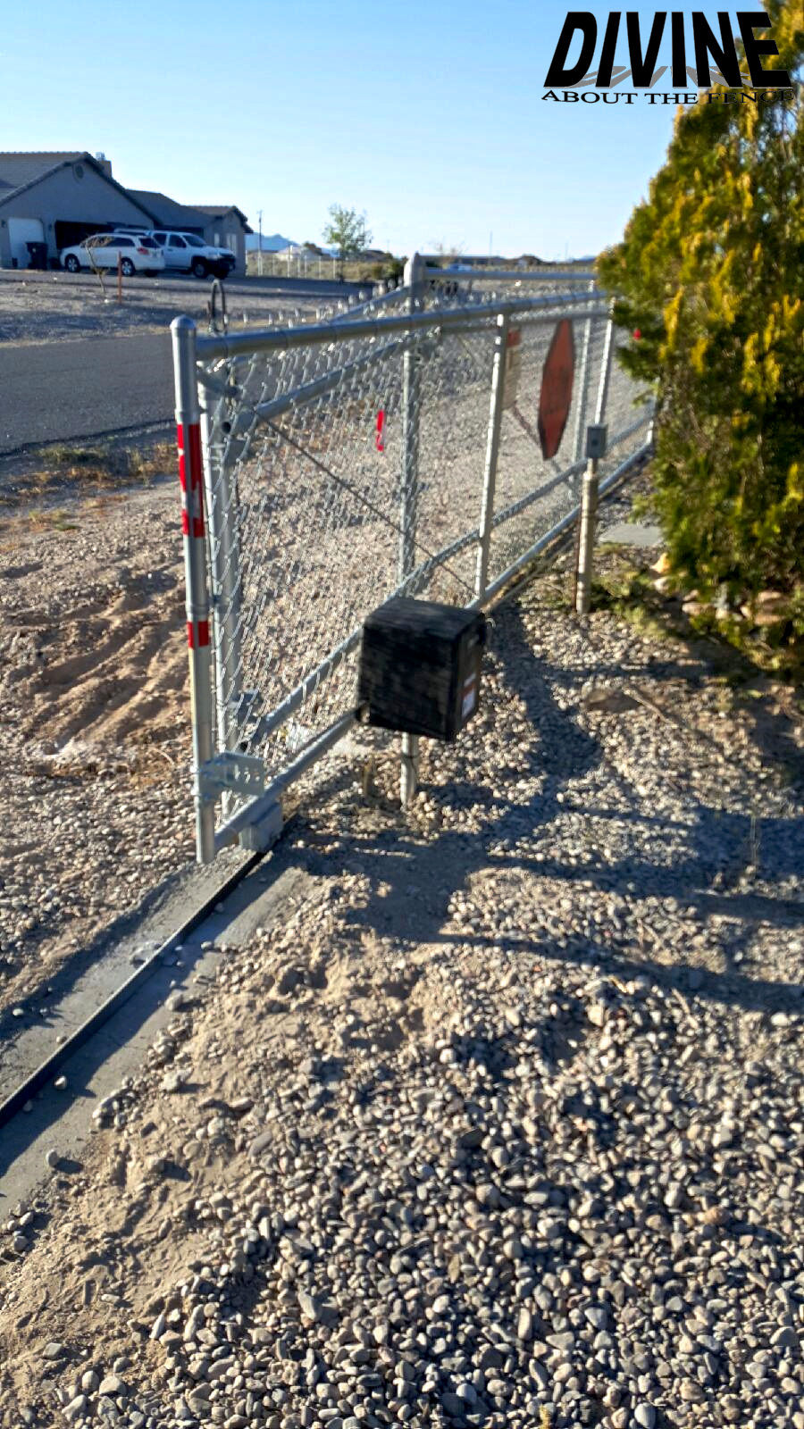 26CG. Chain Link Automated Gate