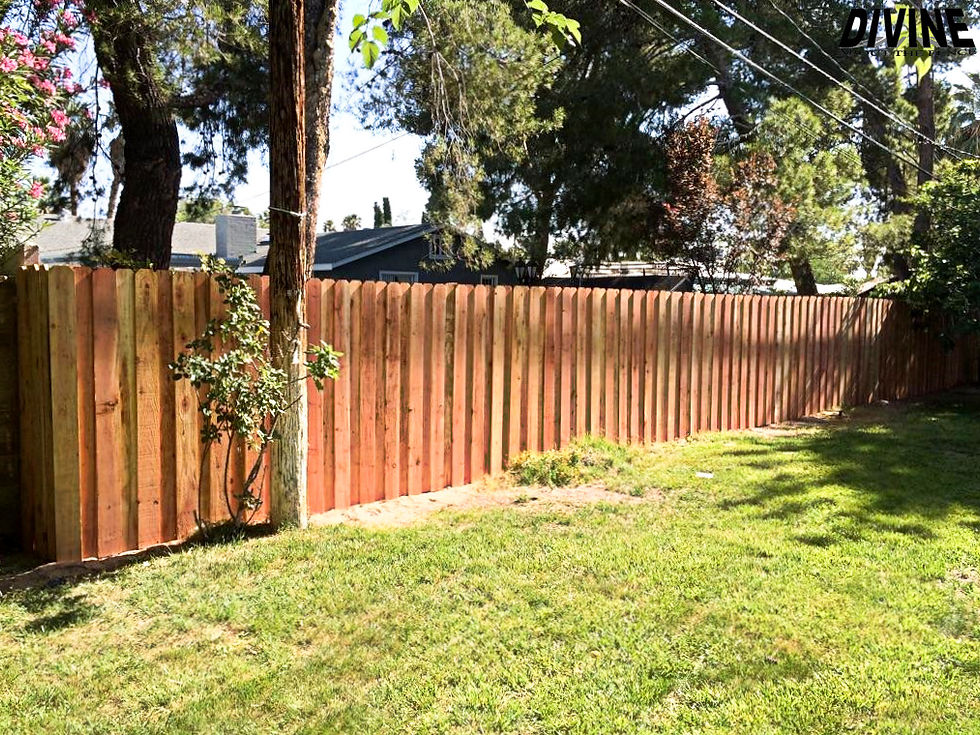 18W. Wood Fencing