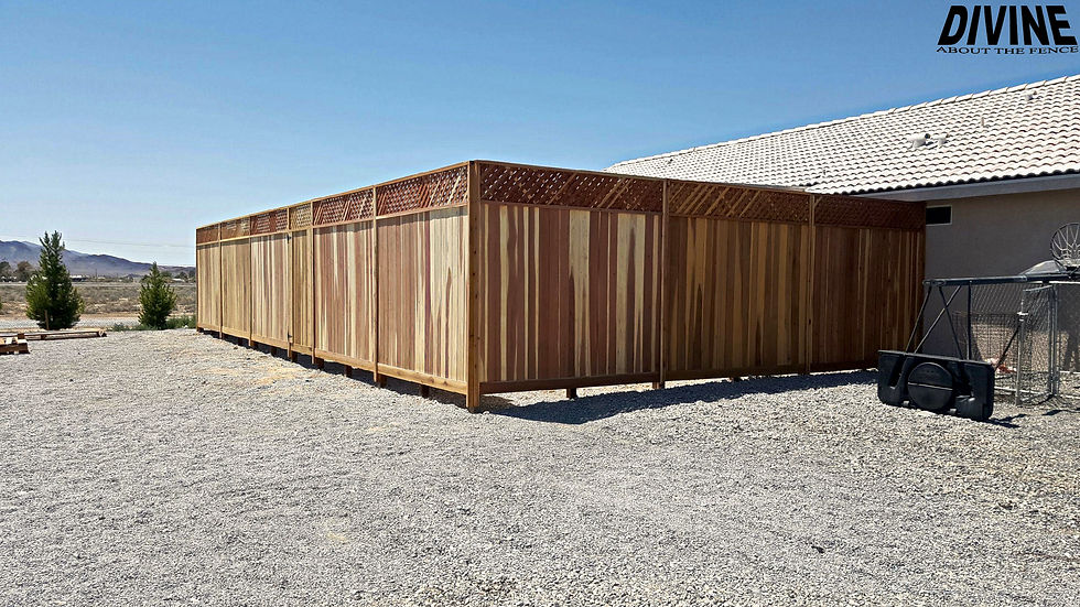 22W. Custom Wood Fence