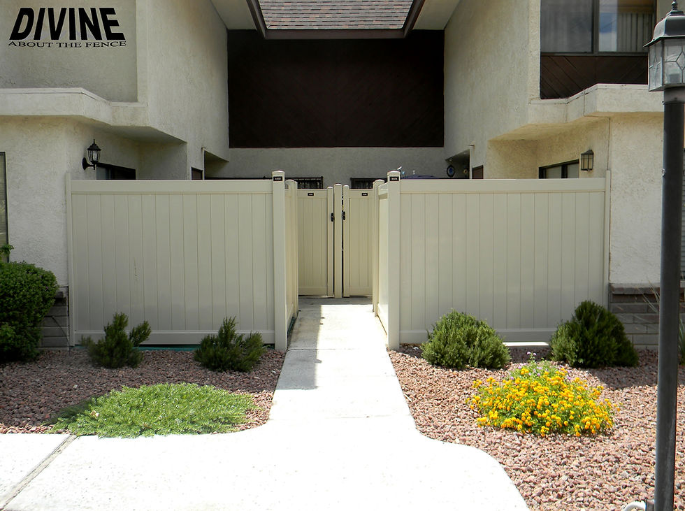 Commercial Vinyl Gates