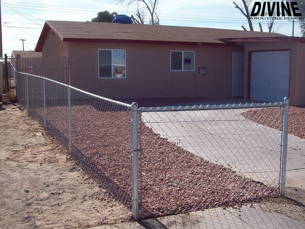 11C. Chain Link Fence