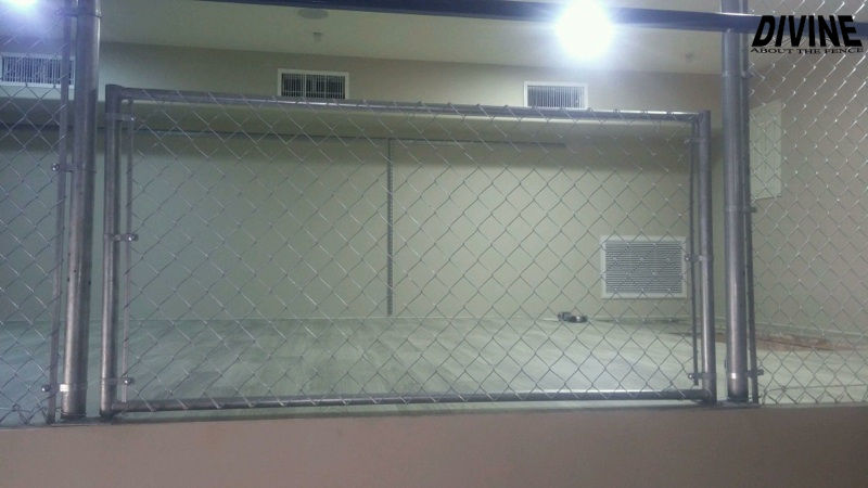1En. Interior Chain Link Enclosure