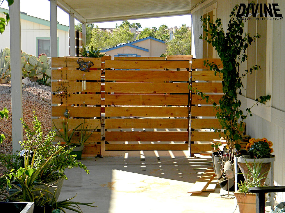 MW4. Wood Slate Gate