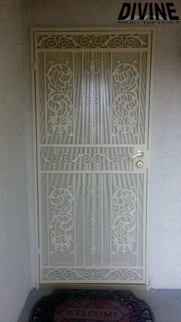 43E. Custom Iron Entry Way