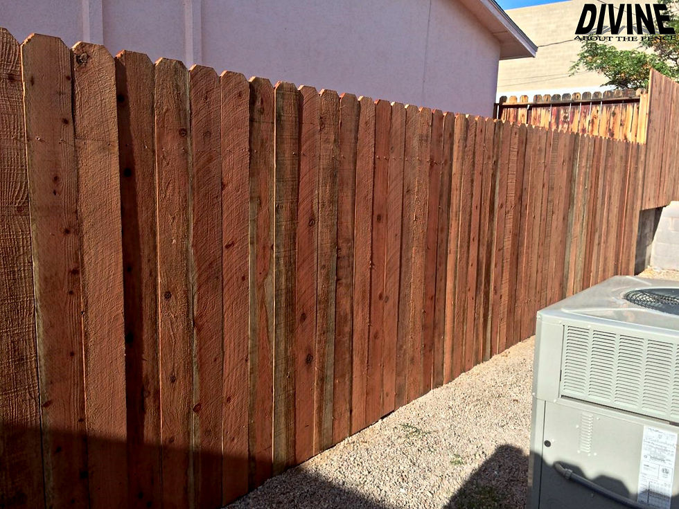 16W. Privacy Wood Fence