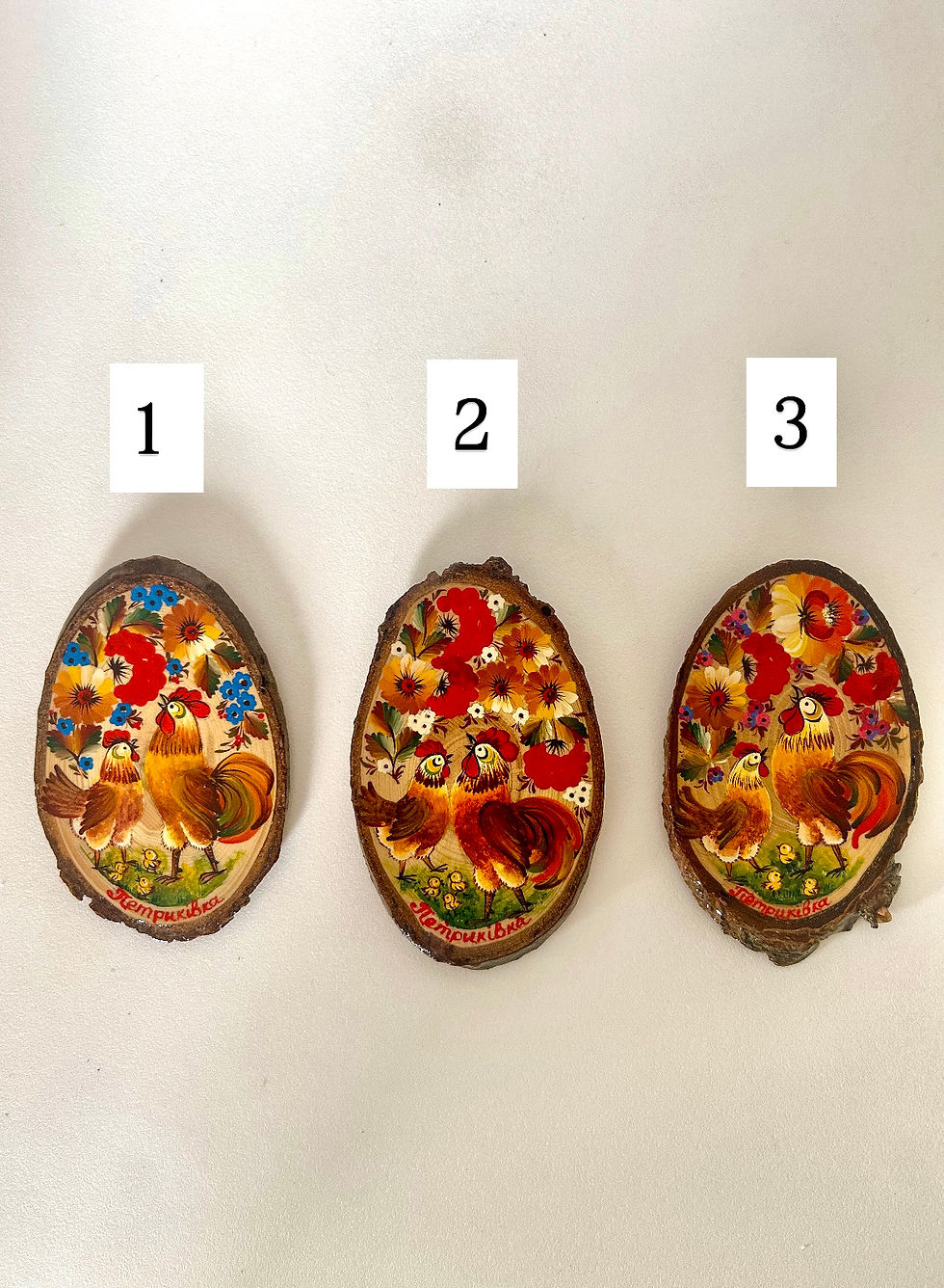 Miniatura: Imãs Coloridos | artesanato ucraniano | pintura Petrykivka