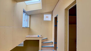 内装下地が仕上がりました（7層スキップフロアの家）