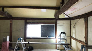 天井ボード＆床張り完了（COMMUNE）