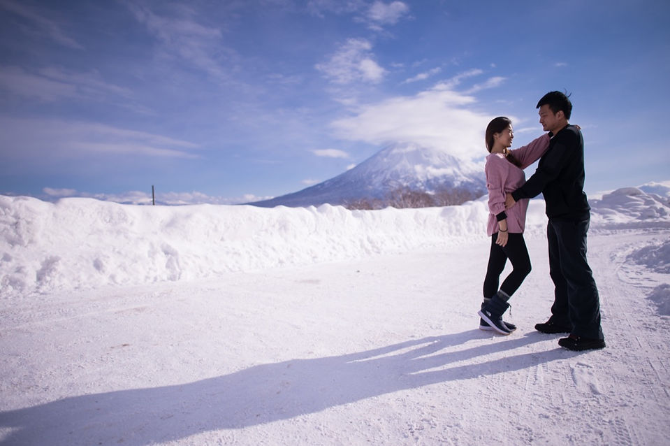 雪地情侶攝影|結婚週年照|情侶寫真