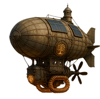 Climb aboard Sol’s Airship — a whimsical symbol of adventure, ideas, and inner vision in the Leila’s Light book series. Where thought becomes flight.