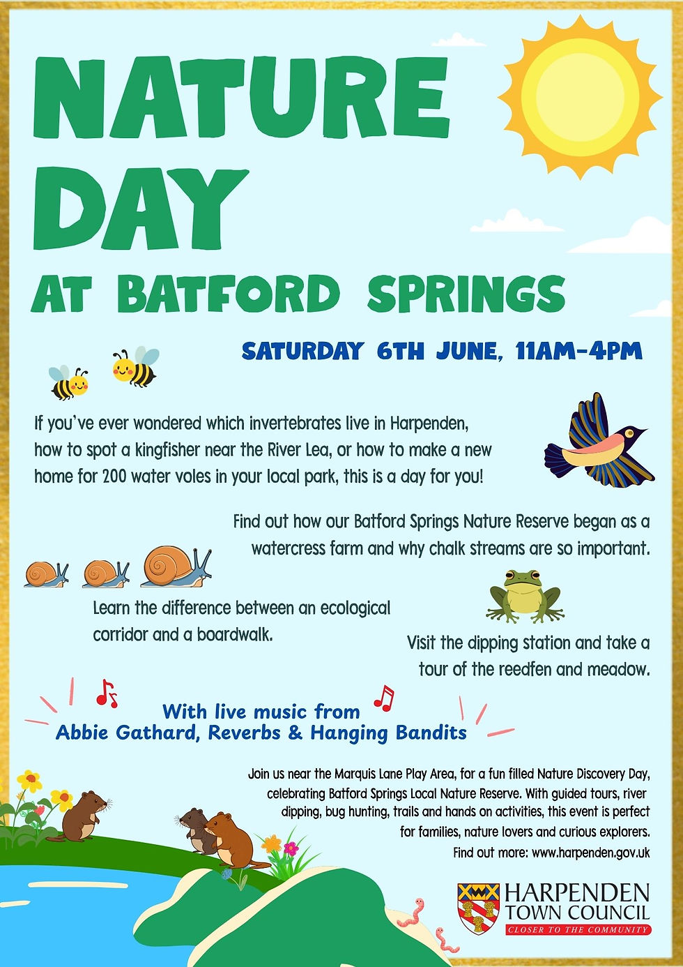 Abbie Gathard @ Batford Springs LOCAL Nature Reserve (Nature Day)