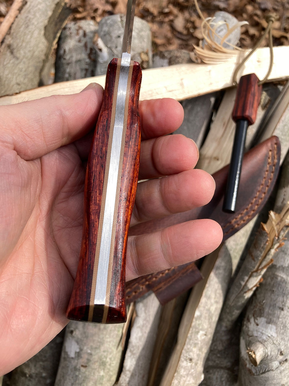 Thumbnail: Custom Casstrom #10 SFK Knife with Cocobolo wood