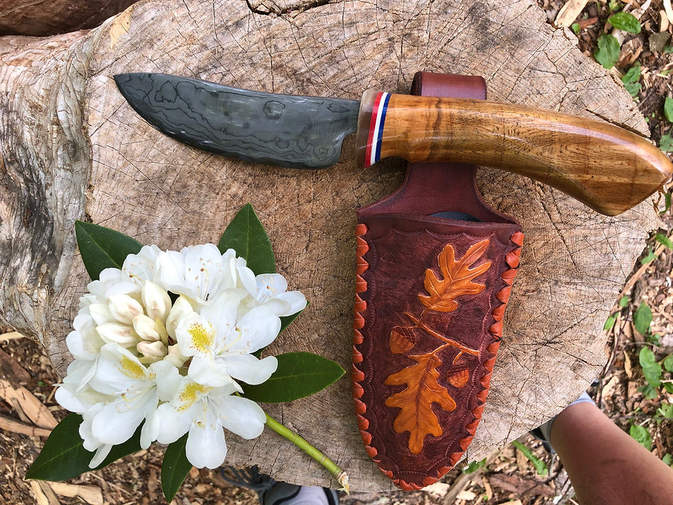Thumbnail: Knife 236 San Mai River Valley Hunter