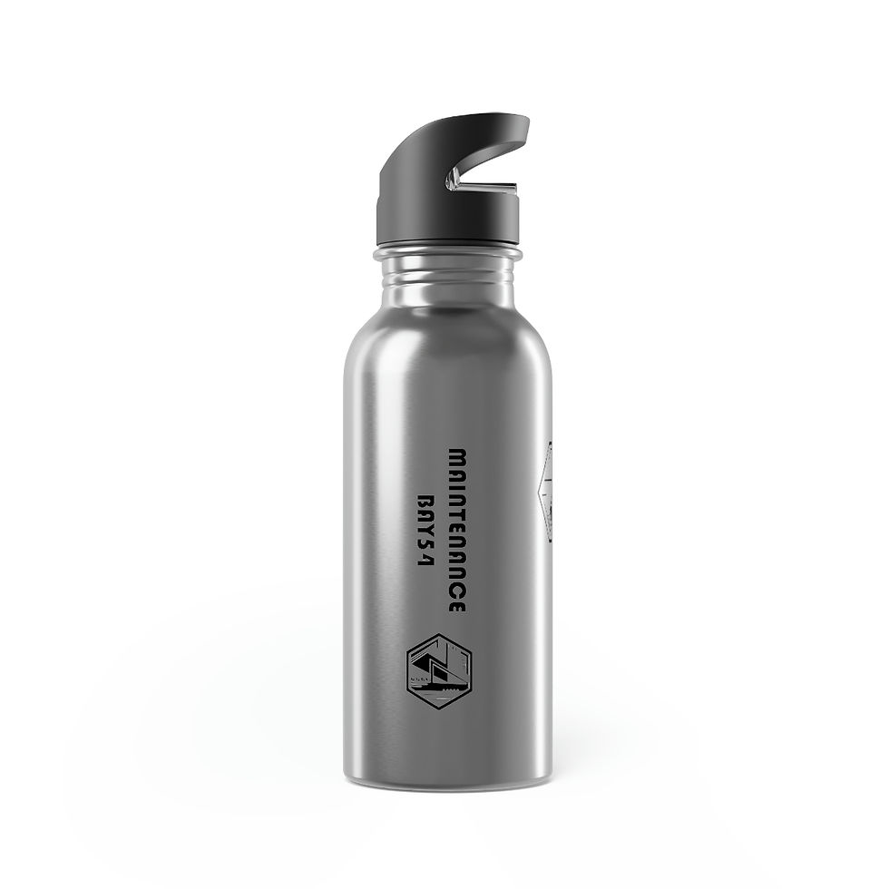 Thumbnail: Stainless Steel Fluid Bottle With Straw, 20oz (standard logos))