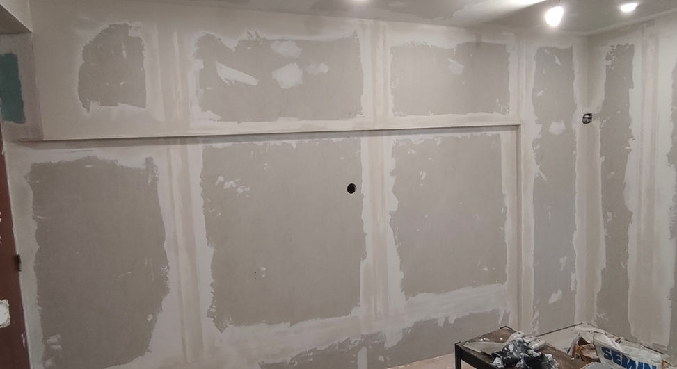 Rénovation buanderie en doublage BA13